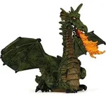Papo Feuerspeiender Drache Mit Fl&uuml;geln, Gr&uuml;n, 3 Jahr(e), The Enchanted World,