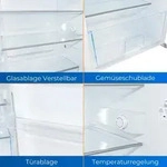 Exquisit Vollraumk&uuml;hlschrank KS16-V-H-010E weiss | 133 l Nutzinhalt | Wei&szlig; - Wei&szlig;
