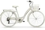 MBM Citybike NEW Primavera 28 Zoll, Damenfahrrad; grau/beige - Creme
