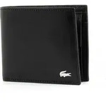 LACOSTE Leder Geldb&ouml;rse FG Billfold & Coin Nero schwarz - Schwarz