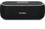 TechniSat DIGITRADIO BT 1 | Bluetooth-Lautsprecher mit DAB+, UKW, Akku | schwarz -
