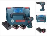 Bosch GSB 18V-55 Akku-Schlagbohrschrauber18Volt (blau/schwarz, 2x Li-Ionen Akku