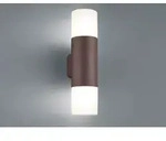 Trio Leuchten Au&szlig;en-Wandleuchte Hoosic rostfarbig wei&szlig; Up- & Downlight - Wei&szlig;