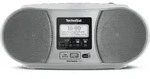 TechniSat DIGITRADIO 1990 | Stereo-Boombox mit DAB+, UKW, CD-Player - Silber