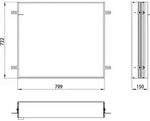 EMCO Emco Einbaurahmen ASIS prime 2 f&uuml;r UP-Lichtspiegelschrank 1199x722mm