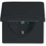 Busch-Jaeger 2064-0-0295, CEE 7/3, 2P+E, Schwarz, IP44, 250 V, 16 A - Schwarz
