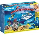 PLAYMOBIL Weihnachten 70776 Adventskalender "Badespa&szlig; Polizeitaucheinsatz" - Bunt