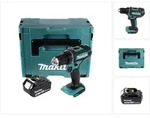Makita DDF 482 G1J Akku Bohrschrauber 18 V 62 Nm + 1x Akku 6,0 Ah + Makpac -...