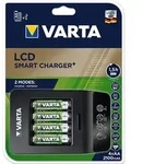 Varta LCD SMART CHARGER+, Alkali, &Uuml;berlastschutz, AA, AAA - Schwarz