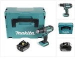 Makita DDF 482 T1J Akku Bohrschrauber 18 V 62 Nm + 1x Akku 5,0 Ah + Makpac -...