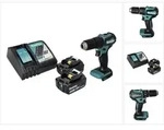Makita DHP 483 RT Akku Schlagbohrschrauber 18 V 40 Nm Brushless + 2x Akku 5,0...