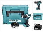 Makita DDF 487 T1J Akku Bohrschrauber 18 V 40 Nm Brushless + 1x Akku 5,0 Ah +...