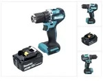 Makita DDF 487 G1 Akku Bohrschrauber 18 V 40 Nm Brushless + 1x Akku 6,0 Ah -...