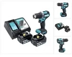 Makita DDF 487 RF Akku Bohrschrauber 18 V 40 Nm Brushless + 2x Akku 3,0 Ah +