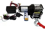 Berger & Schr&ouml;ter | 12V Seilwinde mit Stahlseil&ndash;2.722 kg Zugkraft,