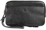 Handtasche NOVARA Clutch schwarz Herren - Leder - Schwarz