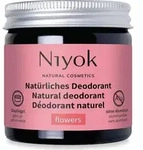 Niyok 2-in-1 anti-transpirante Deocreme "Flowers" (40ml) - Nat&uuml;rliches Deo ohne