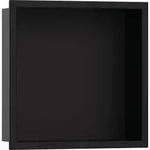 Wandnische XTRASTORIS Original mit Rahmen 300x300x100mm mattschwarz 300 x 300 x 100
