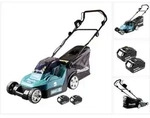 Makita DLM 432 G2 Akku Rasenm&auml;her 36 V ( 2x 18 V ) 43 cm Brushless + 2x Akku...