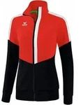 Erima Training Squad Worker Jacke Trainingsjacke Damen rot schwarz wei&szlig; Gr 42 - Rot