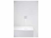 Zafferano Olivia Pro Tischlampe - Aufladbare LED Außenlampe - 35,5 cm - Weiß
