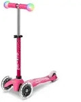 micro Kinderroller | Scooter mit Leuchtrollen | mini micro deluxe magic pink - Rosa