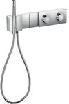hansgrohe Fertigset Select Axor Edge UP-Thermostat, 2 Verbr., Diamantschl., chr