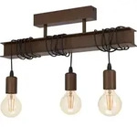 TOWNSHEND 4 Wand-/Deckenleuchte Lampe Beleuchtung - L55 x B14 x H26 cm - antik-braun