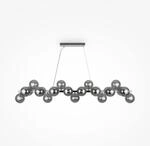 Maytoni Moderne Pendelleuchte Dallas 25xG9 excl. in Chrom aus Metall Glas 28 W f&uuml;r