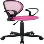 B&uuml;rostuhl Schreibtischstuhl Pink H-2408F/1406 - Rosa