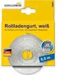 Schellenberg Rollladengurt Maxi 23 mm breit, 6 m lang, wei&szlig;, 36003