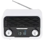 Adler AD 1185, Tragbar, FM, LCD, Mikro-USB, USB Typ-A, Wei&szlig;, Einfarbig - Wei&szlig;