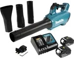 Makita DUB 184 RT Akku Gebl&auml;se 18 V Brushless + 2x Akku 5,0 Ah + Ladeger&auml;t