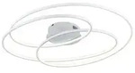 Gro&szlig;e moderne LED Deckenleuchte hell & dimmbar &uuml;ber Schalter, Wei&szlig; Breite 80cm -