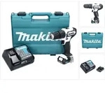 Makita HP333DSAW wei&szlig; Akku-Schlagbohrschrauber - Schwarz/Blau