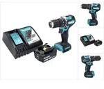 Makita DHP 487 RF1 Akku Schlagbohrschrauber 18 V 40 Nm Brushless + 1x Akku 3,0...