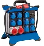 as-Schwabe Tragbarer Stromverteiler CEE 400V 16A auf 8x Schuko & 2x CEE IP44