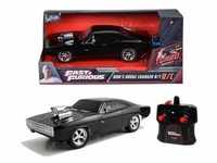 Jada Toys 253203019 - Fast & Furious RC 1970 Dodge Charger, 1:24