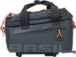 Basil Miles Tarpaulin, Hinten, Fahrradtasche, Plane, Orange, Schwarz, 7 l, 5 kg -