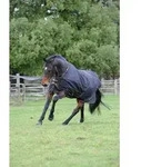 Bucas Irish Turnout 300 g, Outdoordecke, Weidedecke in zwei Farben, Farbe:Black/gold,