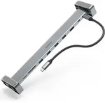 Hama USB-C-Docking-Station Connect2Office Basic, 9 Ports - Grau