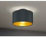 Trio Hostel Deckenleuchte E14 2-fach ⌀30cm Schwarz Matt - Schwarz