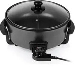 Tristar PZ-9135 Multifunktionale Grillpfanne XL, Rund, Schwarz, Stahl, Glas, 5 l, 220