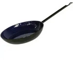 RIESS 0561-025, Rund, Allzweckpfanne, Blau, Emaille, 450 &deg;C, Stahl - Blau