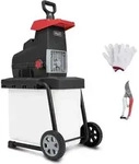 Scheppach 5904403901, Scheppach GS60 Elektro Gartenh&auml;cksler + Fahrvorrichtung - 2in1