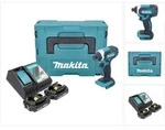 Makita DTD 152 RAJ Akku Schlagschrauber 18 V 165 Nm 1/4" + 2x Akku 2,0 Ah +