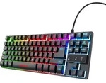 Trust Gaming Tastatur mit TKL-Design GXT 833 Thado - Beleuchtete Tastatur mit