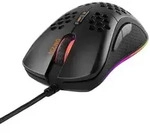 Deltaco DM210 Gaming Maus wired ultraleicht RGB schwarz - Schwarz