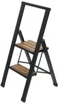 WENKO 2 stufig Alu Design Klapp Tritt Leiter Haushalt Steh XXL Stufen rutschfest