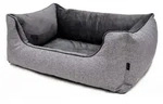 Lebon Hundebett Louis PLUS - Silver - 120 x 90 cm - Schwarz